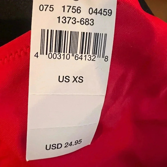 Aerie High Waisted Full Coverage Red Bikini Bottoms Size XS 4th July Beach - Picture 5 of 8